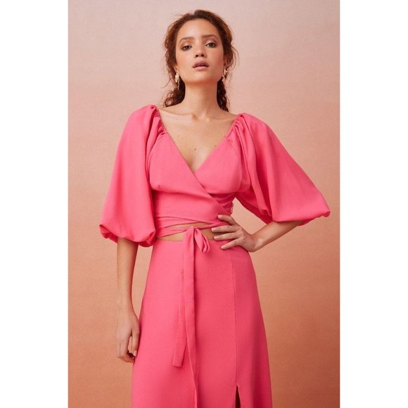 KEEPSAKE the Label Tops - Keepsake Dissolve Top Magenta Small Nwot